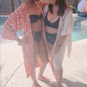 Forever 21 Floral Kimono/Cover Up